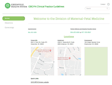 Tablet Screenshot of obtsguidelines.org